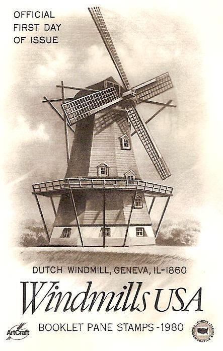 Windmills USA Cachet